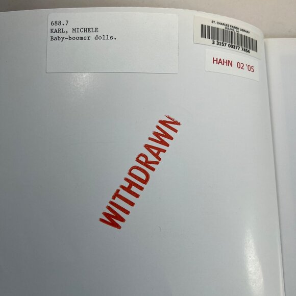 Baby Boomer Dolls Plastic Playthings of the 50's & 60's Reference Price Guide - Picture 10 of 16